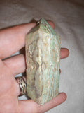 Blue Aragonite-Style Tower with Natural Cavities – 90g | Tower #74