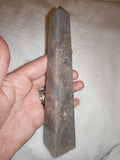 Grey Quartz Obelisk with Sparkling Mineral Inclusions – 250g | #85