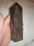 Large Bloodstone-Style Chalcedony Tower – 435g | Tower #87