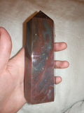 Large Bloodstone-Style Chalcedony Tower – 435g | Tower #87
