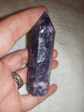 Deep Purple Lepidolite Tower – 100g | Tower #88