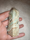Blue Aragonite Tower – 115g | Tower #90