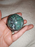 Chrysocolla in Quartz Sphere – 145g | Sphere #28. Ref. 2766