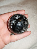 Larvikite Sphere with Blue Flash – 210g