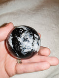Larvikite Sphere with Blue Flash – 210g
