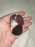 Red Crazy Lace Agate Palm Stone – 65g