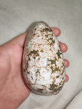 Red Orbicular Jasper Freeform – 345g