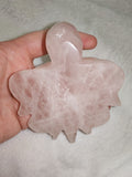 Large Rose Quartz Turtle Carving – 250g