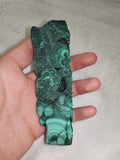 Part-Polished Malachite Display Specimen – 145g