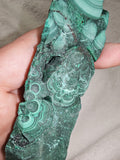 Part-Polished Malachite Display Specimen – 145g