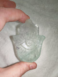 Fluorite Hamsa Hand Carving – 50g