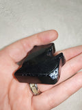 Black Obsidian Cat Carving – 40g