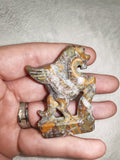 Maligano Jasper Style Pegasus Carving – 35g