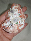 Peach Flower Agate Part-Polished Specimen – 105g