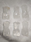 Clear Quartz Female Torso Carving – Approx. 35g