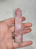 Rose Quartz Tower with Natural Inclusion – 85g - Tower #94