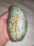 Chrysocolla in Quartz Freeform – 475g