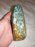 Chrysocolla in Quartz Freeform – 475g