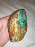Chrysocolla in Quartz Freeform – 475g