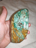 Chrysocolla in Quartz Freeform – 475g