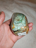 Chrysocolla in Quartz Freeform – 475g