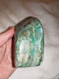 Chrysocolla in Quartz-Rich Matrix Freeform – 565g