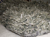 Large Chlorite-Coated Quartz Crystal Cluster with Pyrite – Madan, Bulgaria