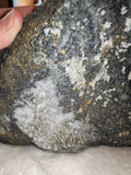 Large Chlorite-Coated Quartz Crystal Cluster with Pyrite – Madan, Bulgaria