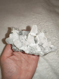 Quartz Crystal Cluster on Green Chlorite Matrix with Pyrite | 378g | Piece #1