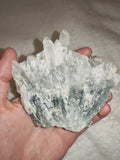 Quartz Crystal Cluster on Green Chlorite Matrix with Pyrite | 378g | Piece #1