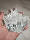 Quartz Crystal Cluster on Green Chlorite Matrix with Pyrite | 378g | Piece #1