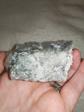 Quartz Crystal Cluster on Green Chlorite Matrix with Pyrite | 378g | Piece #1
