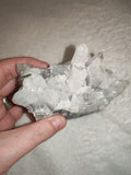 Quartz Crystal Cluster on Green Chlorite Matrix with Pyrite | 378g | Piece #1