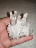 Natural Quartz Crystal Cluster on Metallic Matrix | Collector Mineral Specimen | 118g | Piece #4