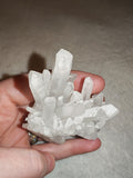 Natural Quartz Crystal Cluster on Metallic Matrix | Collector Mineral Specimen | 118g | Piece #4
