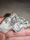 Natural Quartz Crystal Cluster on Metallic Matrix | Collector Mineral Specimen | 118g | Piece #4