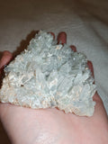 Natural Quartz Crystal Cluster with Pale Green Mineralisation | Collector Display Specimen | 308g | Piece #6
