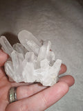 Quartz Crystal Cluster with Galena & Pyrite | Collector Specimen | 97g | Piece #10A