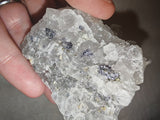 Quartz Crystal Cluster with Galena & Pyrite | Collector Specimen | 97g | Piece #10A