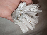 Radiating Quartz Crystal Cluster with Pyrite | Collector Mineral Specimen | 154g | Piece #11
