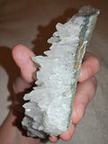 Collector Quartz Crystal Cluster with Chlorite & Pyrite | Natural Mineral Specimen | 280g | Piece #13