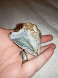 Botryoidal Chalcedony with Drusy Quartz & Golden Calcite | Natural Mineral Specimen | 67g
