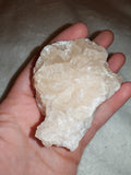Peach Mangano Calcite / Calcite Crystal Cluster – 174g - Piece #3 (UV reactive)