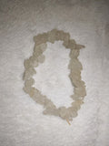 Natural Milky Quartz (White Quartz) Chipstone Stretch Bracelet