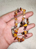 Natural Mookaite Jasper Chipstone Stretch Bracelet | Australian Jasper Crystal Bracelet