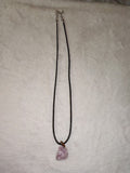 Raw Amethyst Crystal Pendant Necklace | Natural Rough Gemstone | #43