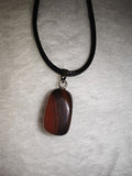 Red Tiger's Eye Pendant Necklace | Ox Eye Natural Gemstone | #105
