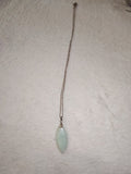 Amazonite Marquise Pendant Necklace | Polished Amazonite Gemstone | #48