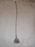 Amethyst Freeform Pendant Necklace | Polished Purple Quartz Gemstone | #52