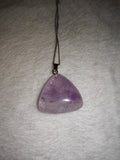 Amethyst Freeform Pendant Necklace | Polished Purple Quartz Gemstone | #52